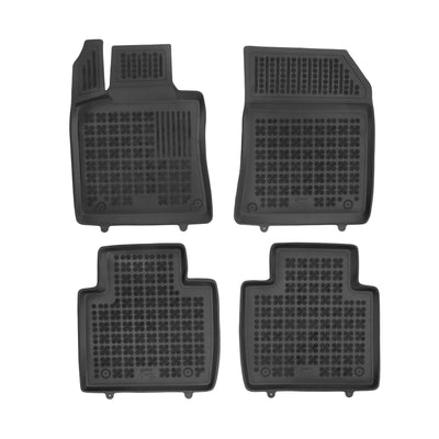 Gummi Fußmatten für Citroen DS9 Tense Schwarz