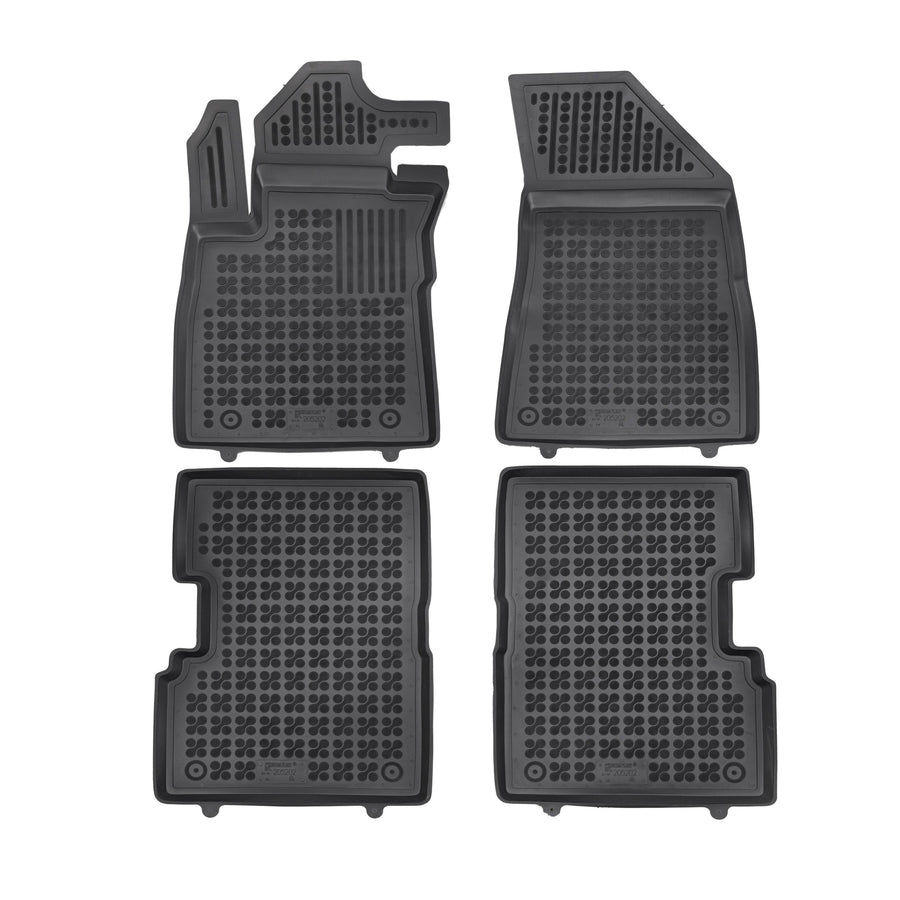 Gummi Fußmatten für MG ZS Schwarz Gummi Fußmatten für MG ZS Schwarz