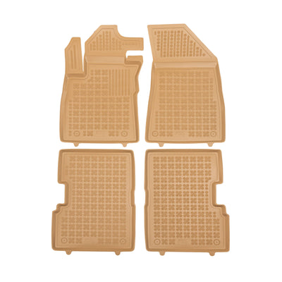 Gummi Fußmatten für MG ZS Beige