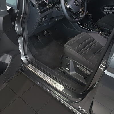 Einstiegsleiste Edelstahl für VW Touran III Silber Matt