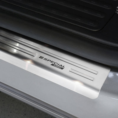 Einstiegsleiste Edelstahl für Volkswagen T6 Silber Matt