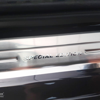 Einstiegsleiste Edelstahl für Volkswagen Touareg III Silber Matt