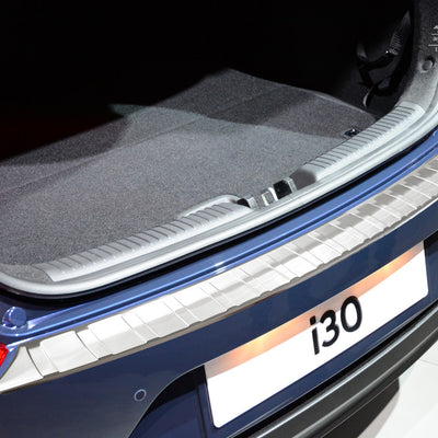 Ladekantenschutz für Hyundai i30 III Silber Matt