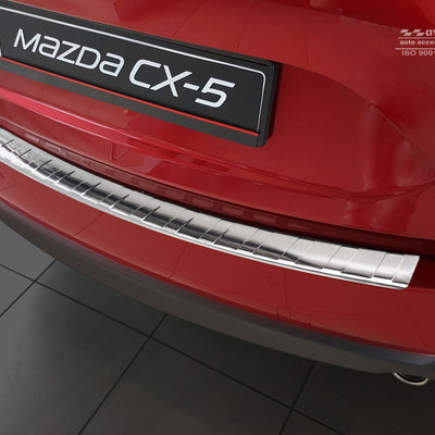 Ladekantenschutz für Mazda CX-5 II Silber Matt