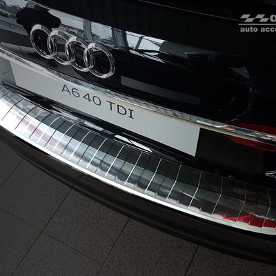 Ladekantenschutz für Audi A6 C8 Avant Silber Matt