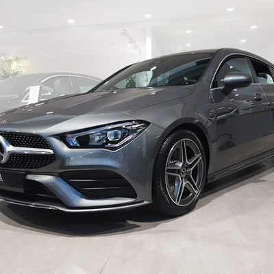 Ladekantenschutz für Mercedes CLA II Shooting Brake Silber Matt