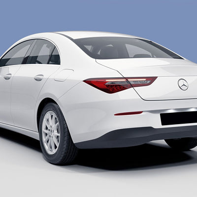 Ladekantenschutz für Mercedes CLA C118 Limousine Silber Matt