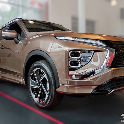 Ladekantenschutz für Mitsubishi Eclipse Cross PHEV Silber Matt