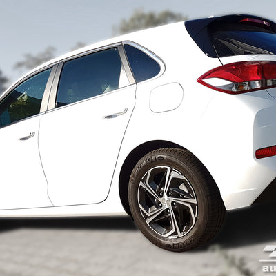 Ladekantenschutz für Hyundai i30 III FL Silber Matt