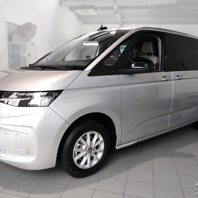 Geriffelter Kantenschutz für VW Transporter T7 Schwarz Matt