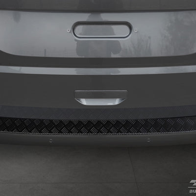 Geriffelter Kantenschutz für VW T6 Schwarz Matt