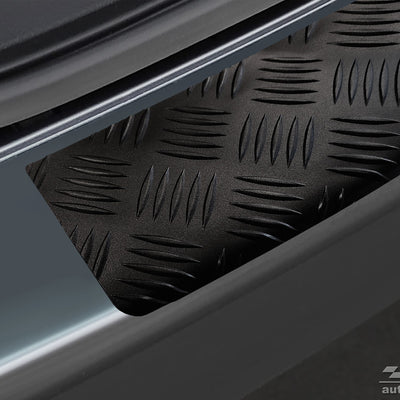 Geriffelter Kantenschutz für VW T6 Schwarz Matt