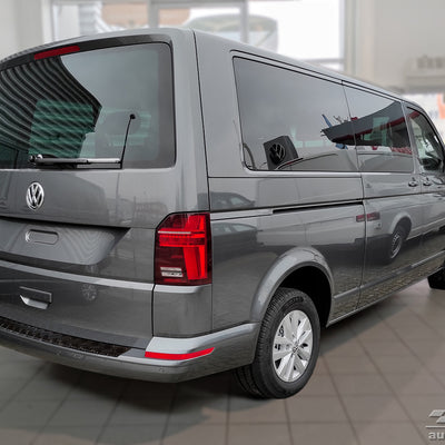 Geriffelter Kantenschutz für VW T6 Schwarz Matt