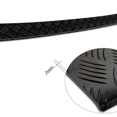 Geriffelter Kantenschutz für VW T6 Schwarz Matt