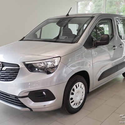 Geriffelter Kantenschutz für Peugeot Partner Rifter Combo Life Proace City Berling Schwarz Matt