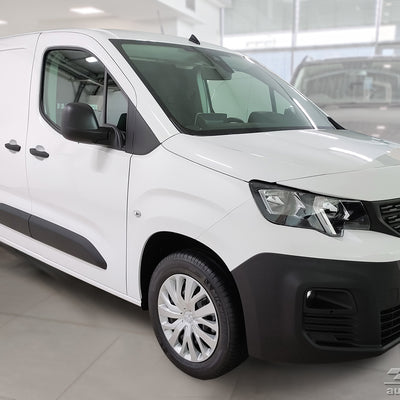 Geriffelter Kantenschutz für Peugeot Partner Rifter Combo Life Proace City Berling Schwarz Matt