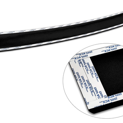 Geriffelter Kantenschutz für Citroen Jumpy / Spacetourer / Opel Vivaro /Zafira / Peugeot Expert / Traveller / Proace Verso Schwarz Matt
