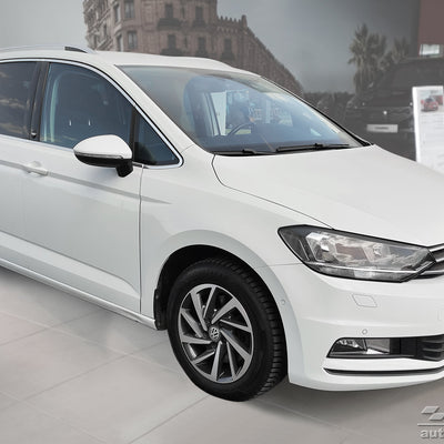 Geriffelter Kantenschutz für VOLKSWAGEN TOURAN III / R-line 2015-> Schwarz Matt