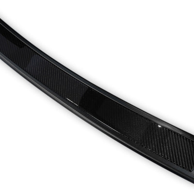 Carbon Ladekantenschutzleiste für VOLKSWAGEN  PASSAT B8 variant / R-line / Alltrack/ GTE 2014-2019, FL2019->2023 Schwarzer Stahl mit schwarzer Carbon Farbe