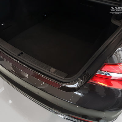 Carbon Ladekantenschutzleiste für BMW 7 G11 G12 Rot-Schwarz