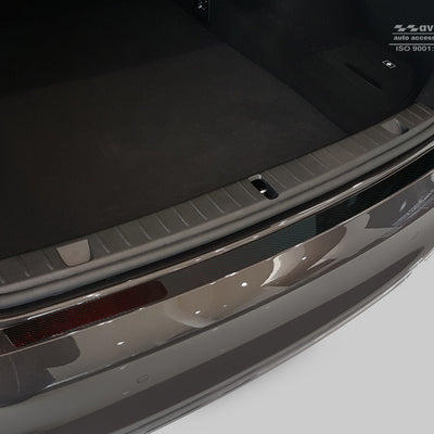 Carbon Ladekantenschutzleiste für BMW 7 G11 G12 Rot-Schwarz