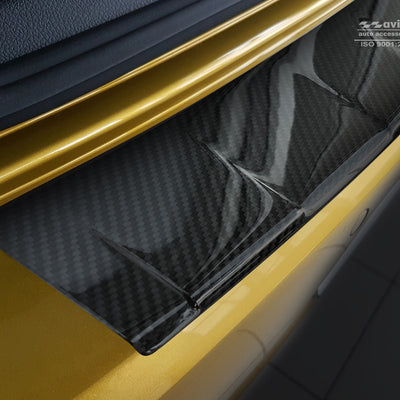 Carbon Ladekantenschutzleiste für VOLKSWAGEN  GOLF VII 5d 2012-2017, FL2017-> Schwarz Carbon