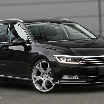 Carbon Ladekantenschutzleiste für VOLKSWAGEN  PASSAT B8 variant / R-line / Alltrack/ GTE 2014-2019, FL2019->2023 Schwarz Carbon