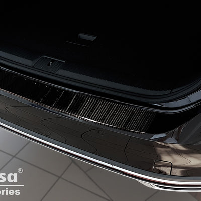 Carbon Ladekantenschutzleiste für VOLKSWAGEN  PASSAT B8 variant / R-line / Alltrack/ GTE 2014-2019, FL2019->2023 Schwarz Carbon
