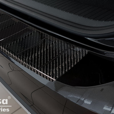 Carbon Ladekantenschutzleiste für VOLKSWAGEN  PASSAT B8 variant / R-line / Alltrack/ GTE 2014-2019, FL2019->2023 Schwarz Carbon