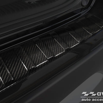 Carbon Ladekantenschutzleiste für OPEL  MOKKA X  FL2016-> Schwarz Carbon