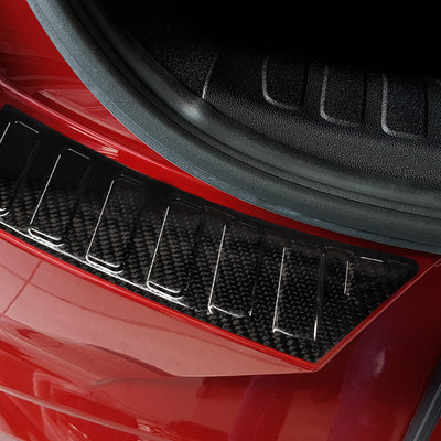 Carbon Ladekantenschutzleiste für FORD  PUMA crossover 2019 -> Schwarz Carbon