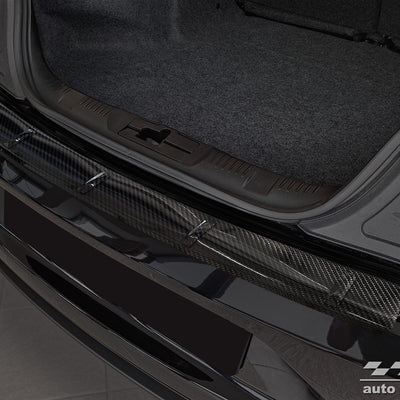 Carbon Ladekantenschutzleiste für FORD MUSTANG VI coupe / GT 2015-2017, FL2017-> Schwarz Carbon