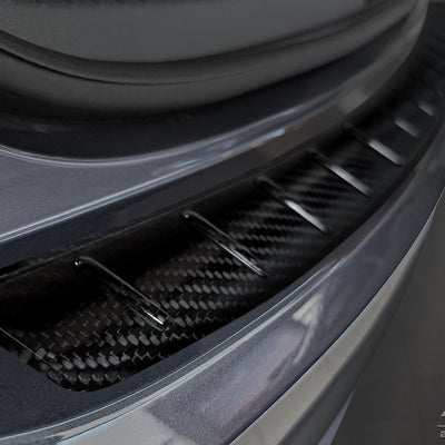 Carbon Ladekantenschutzleiste für VOLKSWAGEN TAIGO 2021-> Schwarz Carbon