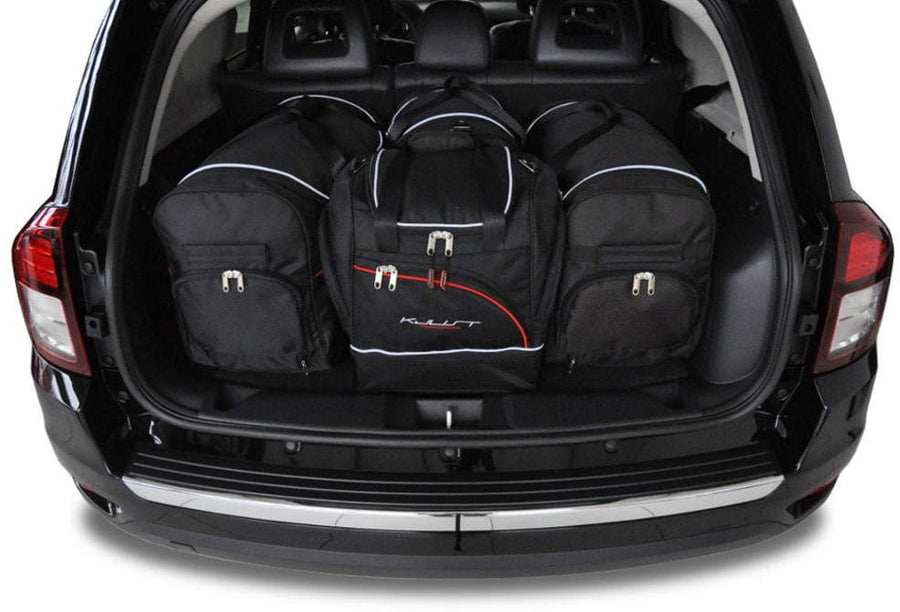 JEEP COMPASS 2007-2015 KOFFERRAUMTASCHEN SET 4 STK JEEP COMPASS 2007-2015 KOFFERRAUMTASCHEN SET 4 STK