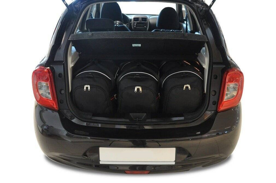 NISSAN MICRA 2010-2017 KOFFERRAUMTASCHEN SET 3 STK NISSAN MICRA 2010-2017 KOFFERRAUMTASCHEN SET 3 STK
