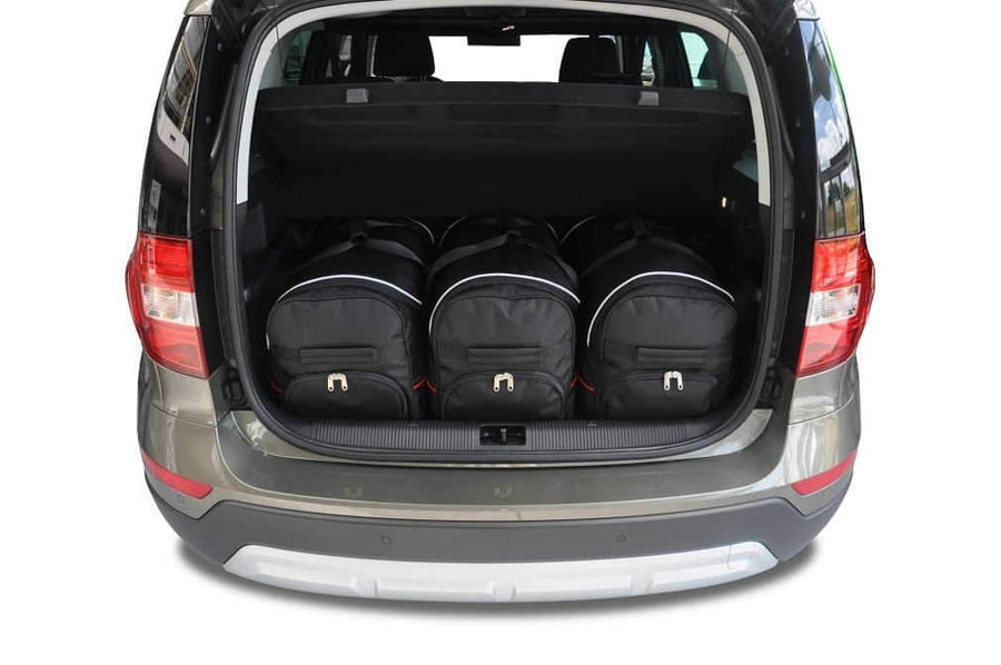 SKODA YETI 2009-2017 KOFFERRAUMTASCHEN SET 3 STK SKODA YETI 2009-2017 KOFFERRAUMTASCHEN SET 3 STK
