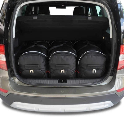 SKODA YETI 2009-2017 KOFFERRAUMTASCHEN SET 3 STK