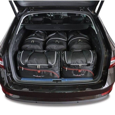 SKODA SUPERB KOMBI 2015+ KOFFERRAUMTASCHEN SET 5 STK
