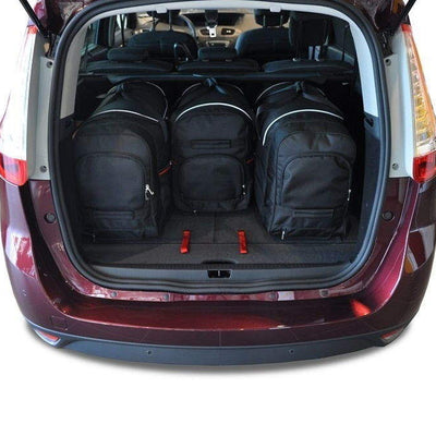 RENAULT GRAND SCENIC 2009-2013 KOFFERRAUMTASCHEN SET 4 STK