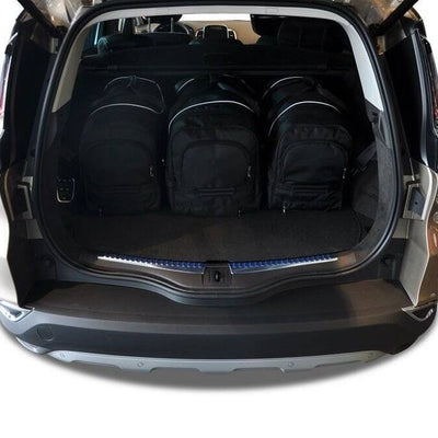 RENAULT ESPACE 2014-2021 KOFFERRAUMTASCHEN SET 5 STK 2tes Set