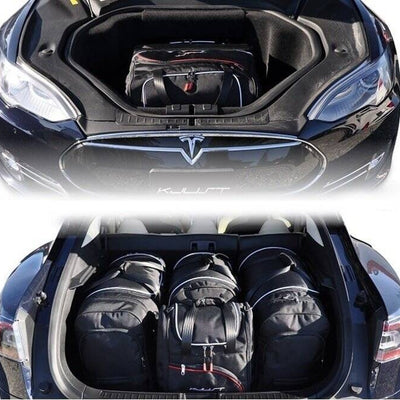TESLA MODEL S 2012-2016 KOFFERRAUMTASCHEN SET 6 STK