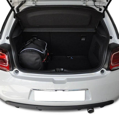 CITROEN DS3 HATCHBACK 2009-2016 KOFFERRAUMTASCHEN SET 3 STK