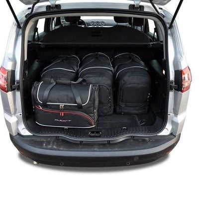 FORD S-Max 2006-2015 KOFFERRAUMTASCHEN SET 5 STK 3tes Set