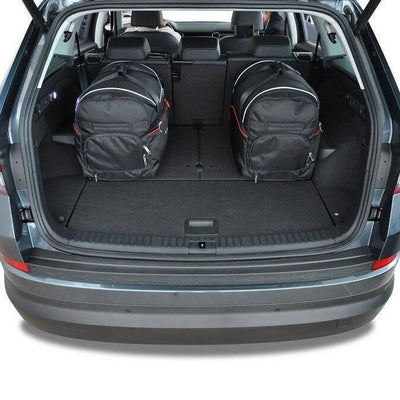 SKODA KODIAQ 2016-2023 KOFFERRAUMTASCHEN SET 5 STK 2tes Set