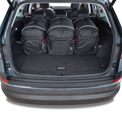 SKODA KODIAQ 2016-2023 KOFFERRAUMTASCHEN SET 5 STK 2tes Set