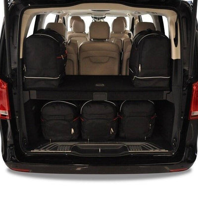 MERCEDES-BENZ V LONG 2015+ KOFFERRAUMTASCHEN SET 7 STK