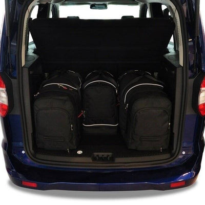 FORD TOURNEO COURIER 2014+ KOFFERRAUMTASCHEN SET 4 STK 2tes Set