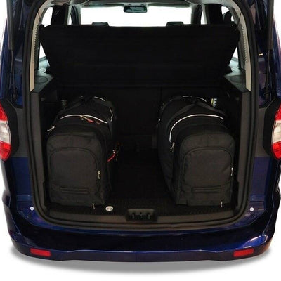 FORD TOURNEO COURIER 2014+ KOFFERRAUMTASCHEN SET 4 STK 2tes Set