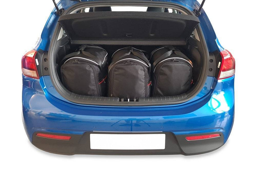 KIA RIO HATCHBACK 2017+ KOFFERRAUMTASCHEN SET 3 STK KIA RIO HATCHBACK 2017+ KOFFERRAUMTASCHEN SET 3 STK