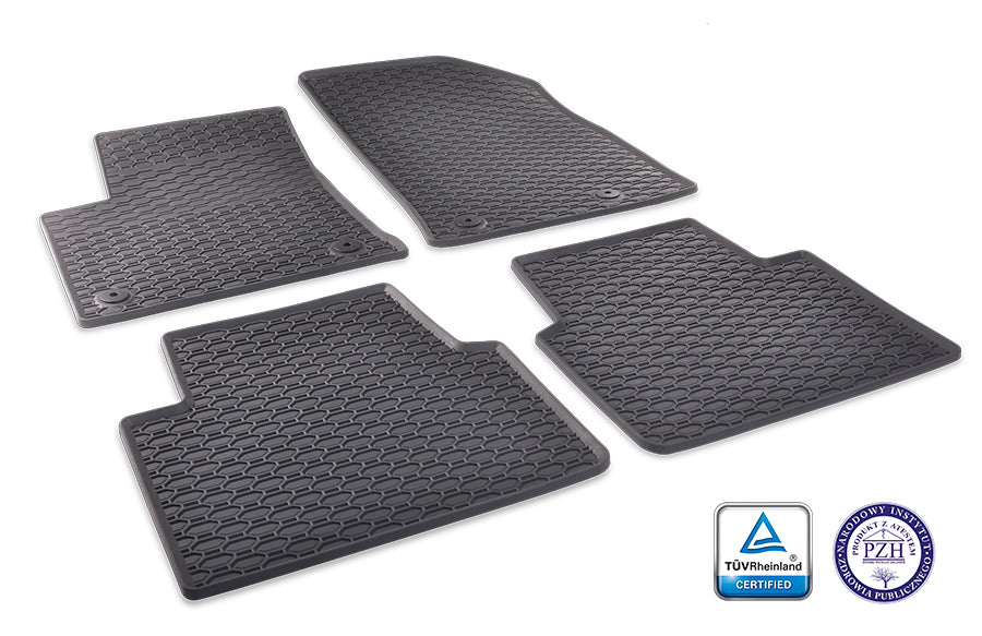 Gummi Fußmatten Geyer Hosaja für Opel Crossland X / Citroen C3 Aircross Gummi Fußmatten Geyer Hosaja für Opel Crossland X / Citroen C3 Aircross